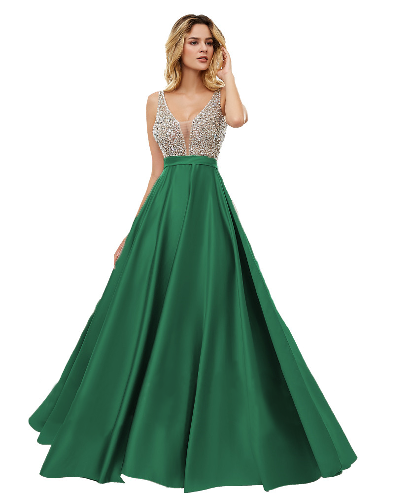 Green 2025 prom gown