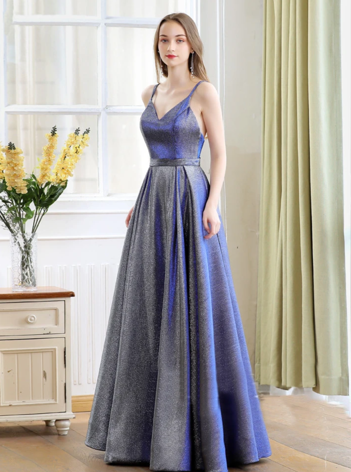 Claudia Metallic Gown