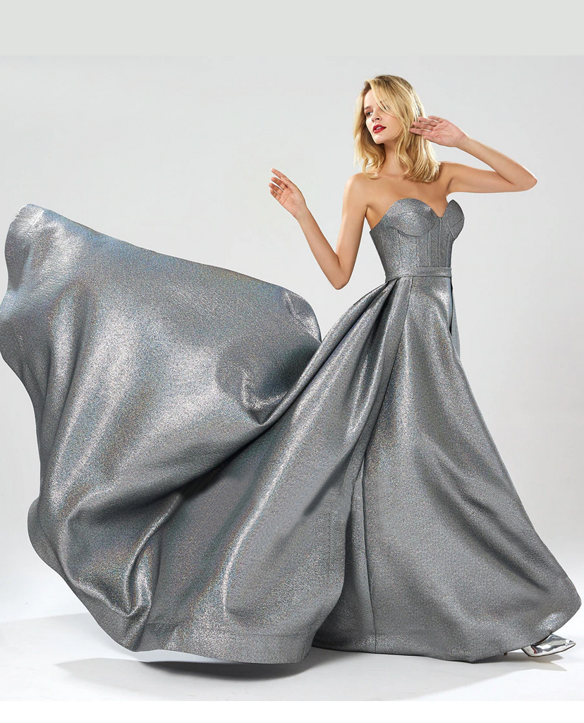 Metallic Evening Dress Hong Kong | Gown HK | DBR Weddings